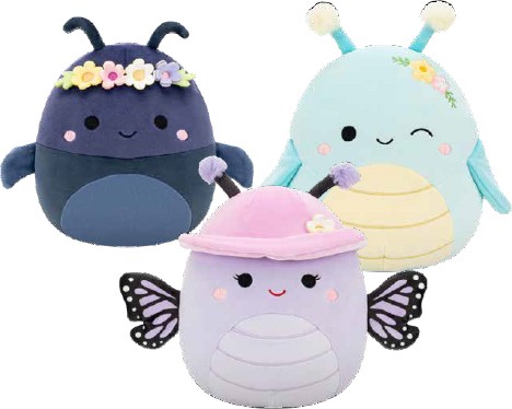 NEW Squishmallows Floral Bug Plush 19cm Assorted