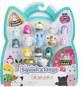 Squishmallows Squish-a-longs 14 Pack