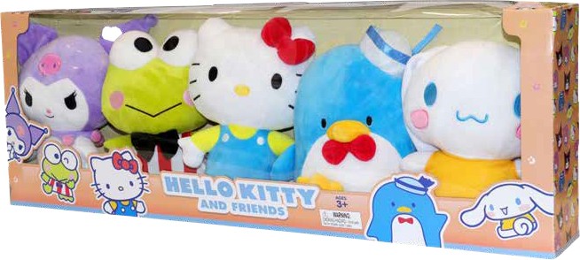 NEW Hello Kitty & Friends 5-Pack Plush