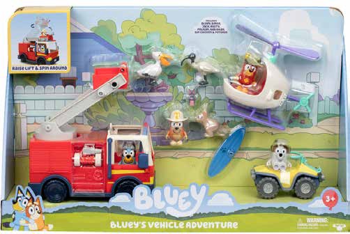 Bluey Vehicle Adventure Playset