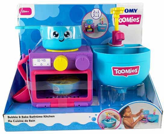 TOMY Toomies Bubble & Bake Bathtime Kitchen