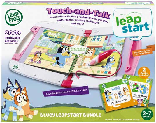 LeapFrog Bluey LeapStart Bundle - Pink