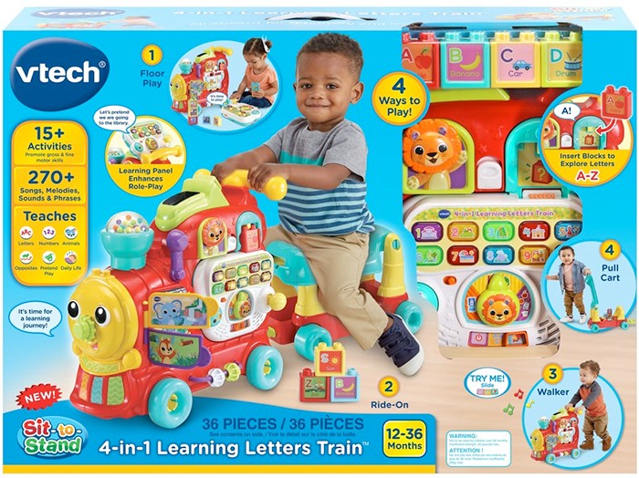 VTech 4-in-1 Alphabet Train - Red