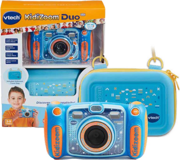 VTech Kidizoom Duo 5.0 with Carry Case - Blue