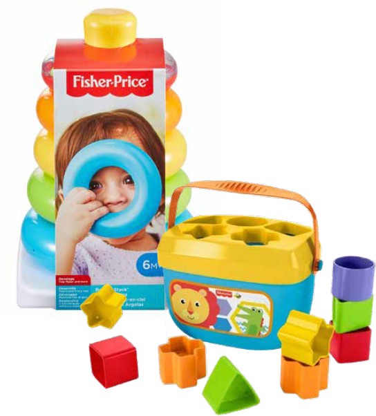 Fisher-Price Rock-A-Stack or Baby’s First Blocks