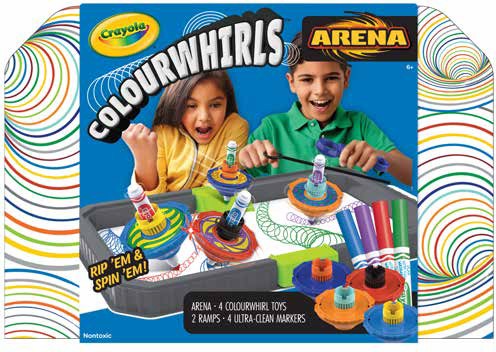 NEW Crayola Colourwhirls Battle Arena