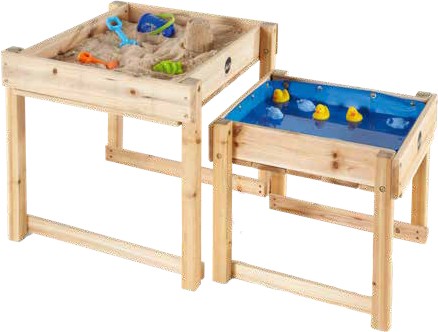 Plum Sandy Bay Sand Pit and Water Tables with Cover