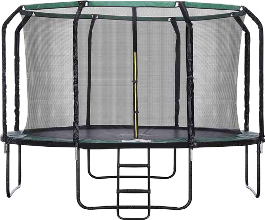 Centra 12ft Trampoline with Ladder Enclosure Safety Net