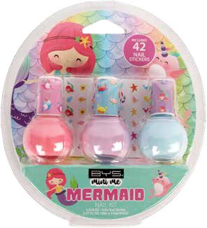 BYS Mini Me Nail Kit 3 Piece Mermaid