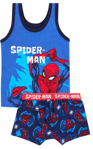 Spiderman Singlet & Trunk Set