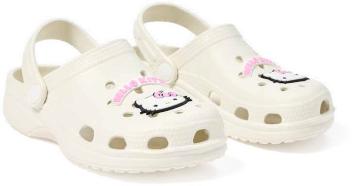 Hello Kitty Kids Clogs - White