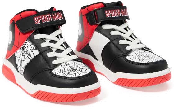 NEW Spider-Man Kids High Top Casual Shoes