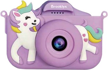 NEW Brooklyn Kids Novelty Digital Camera with Removable Silicone Sleeve - Pink