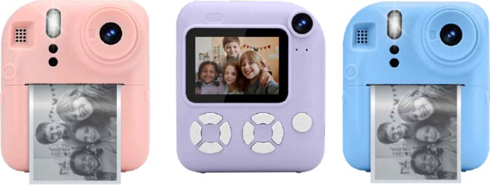 Brooklyn Kids Instant Print Camera with 2.4-Inch Screen