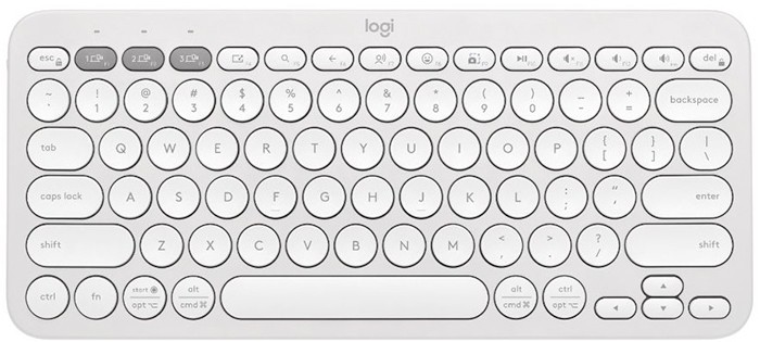 Logitech Pebble Keys K380 Bluetooth Keyboard - White