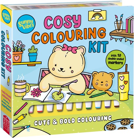 NEW Sunny Days Cosy Colouring Kit Age 12+