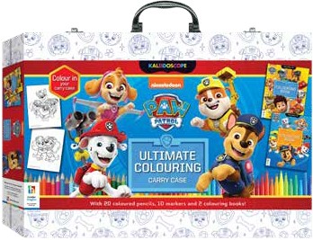 Colouring Carry Cases: Paw Patrol Age 6+