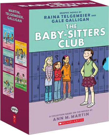 The Baby-Sitters Club: 5 Book Graphic Novel Box Set Age 8+