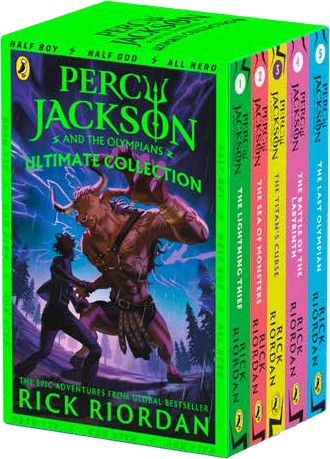 Percy Jackson 5 Book Box Set Age 9+