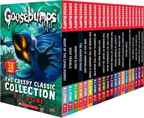 Goosebumps: The Creepy Classic Collection 20 Book Box Set Age 8+