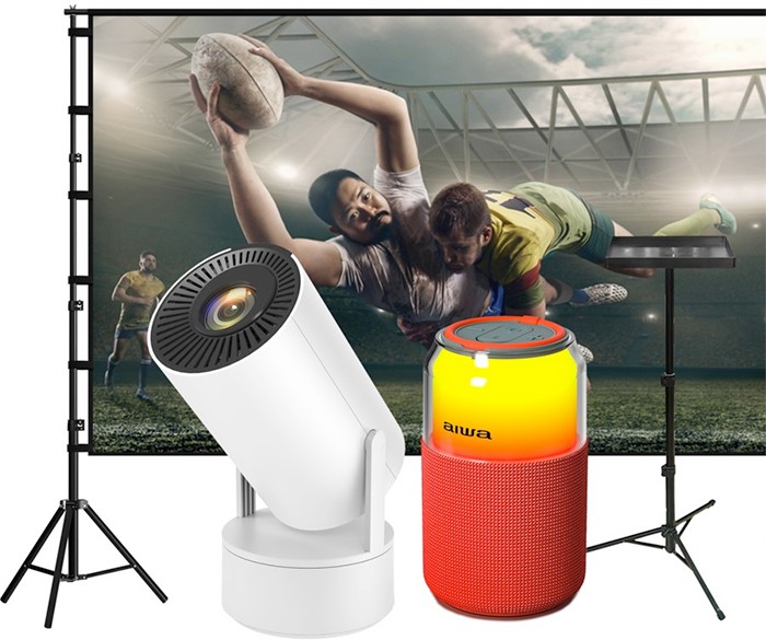 NEW AIWA Portable Cinema Bundle