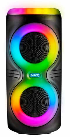 NEW Laser Laser RGB DJ-style Tall Speaker