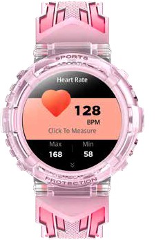 DGTEC Kids Sport Smartwatch with Bluetooth - Pink