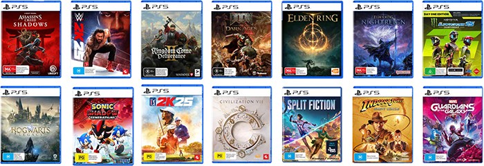 Selected Range of Toy Sale Video Games