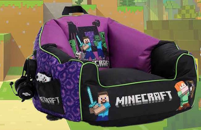 Minecraft Puff Gamer Bean Bag