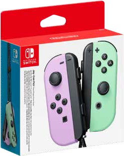 Nintendo Switch Joy-Con Controllers - Pastel Purple and Pastel Green