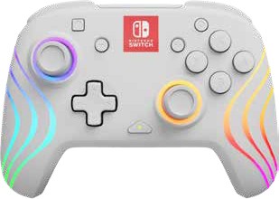 Nintendo Switch Afterglow Wave Wireless Controller - White