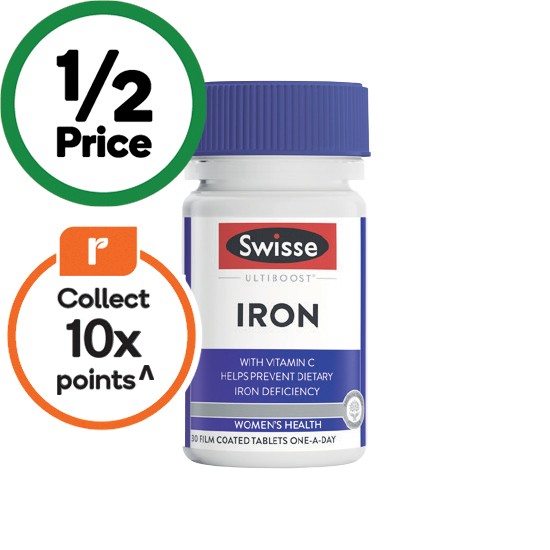 Swisse Ultiboost Iron Tablets Pk 30~