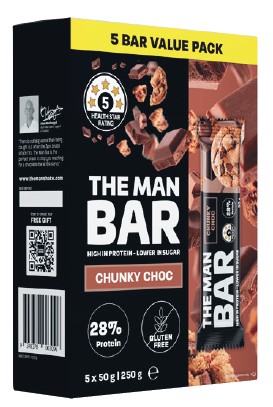 The Man Bar or The Lady Bar 50g x Pk 5Δ