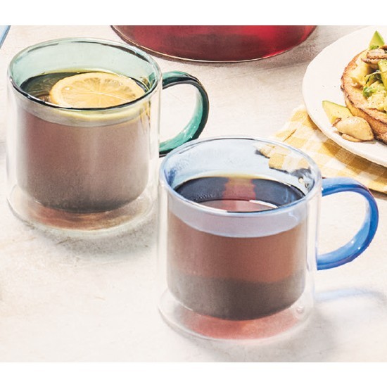 Inspire Double Wall Glass Mug