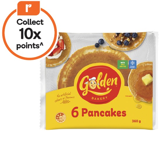 Golden Pancakes 360g Pk 6