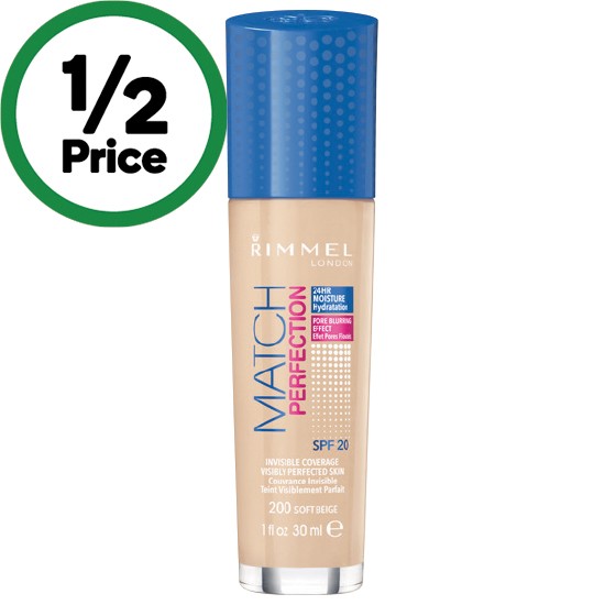 Rimmel London Match Perfection Foundation SPF20 30ml~