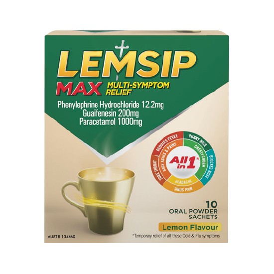 Lemsip Max Multi Relief Hot Drink Pk 10~