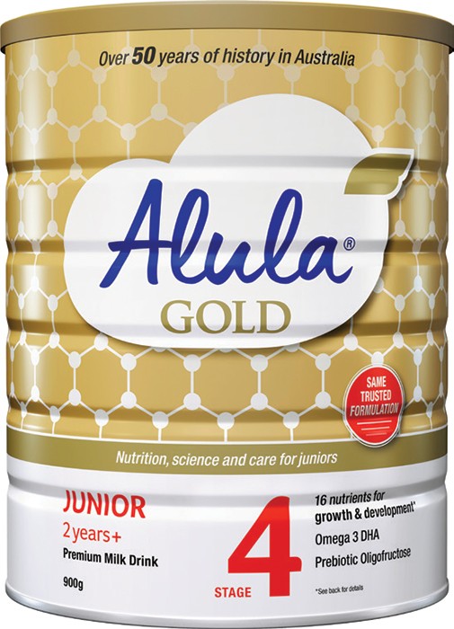 Alula Gold 2 Years+ Stage 4 Junior Milk Drink 900g