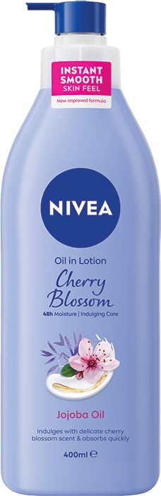 Nivea Body Oil in Lotion Cherry Blossom 400mL