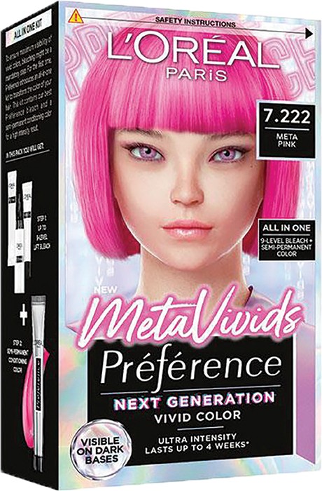 L’Oréal Paris Preference Metavivids Permanent Hair Colour - Meta Pink