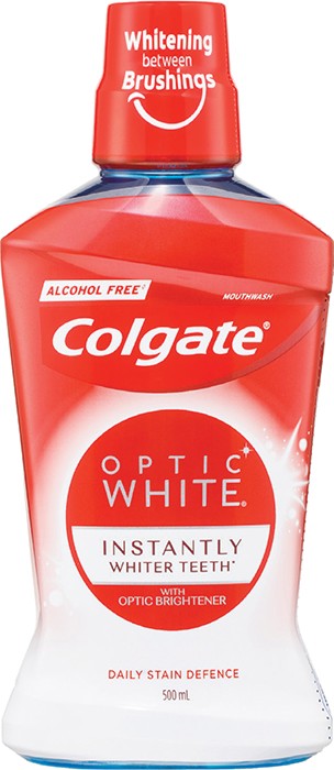 Colgate Optic White Mouth Rinse 500mL*