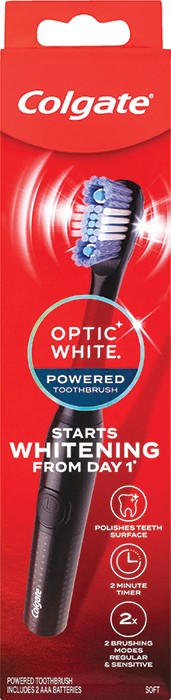 Colgate Optic White Powered Toothbrush Soft 1 Pack
