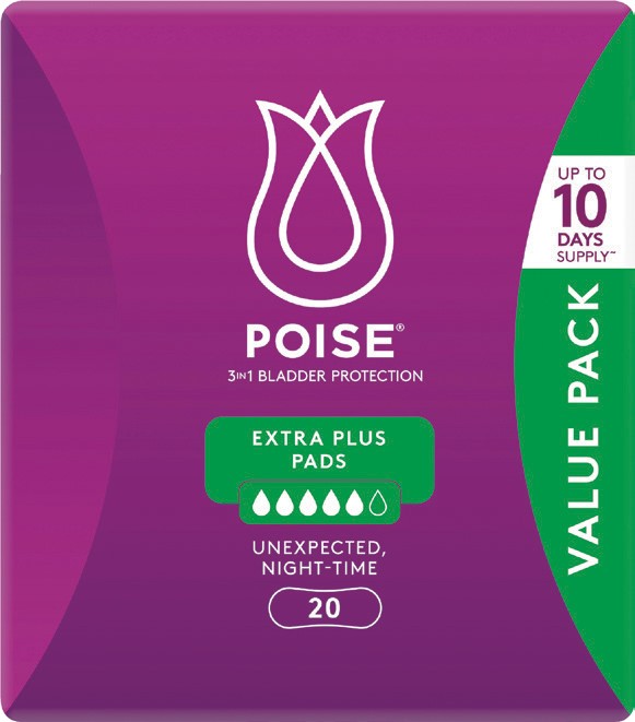 Poise Pad Extra Plus 20 Pack