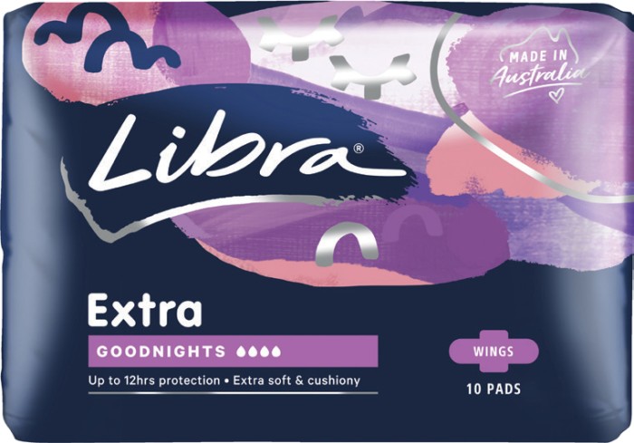 Libra Extra Goodnights Pads 10 Pack