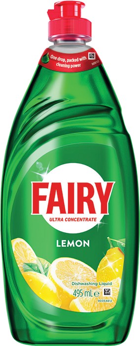 Fairy Dishwashing Liquid 495mL - Lemon
