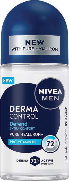 NEW Nivea Men Derma Control Defend Roll On 50mL
