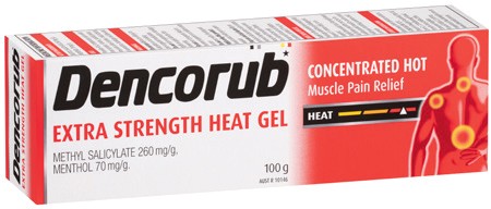 Dencorub Extra Strength Heat Gel 100g**