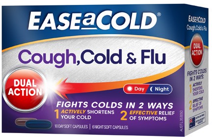 Ease A Cold Cough, Cold & Flu Capsules 24 Pack^
