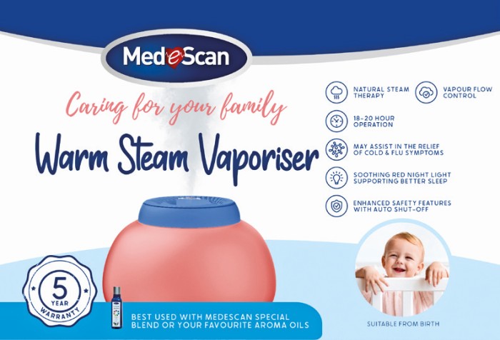 MedeScan Warm Steam Vaporiser