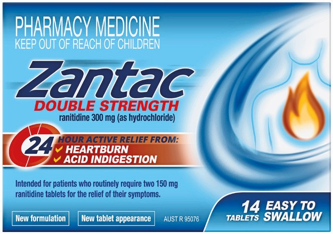 Zantac Double Stength 14 Tablets